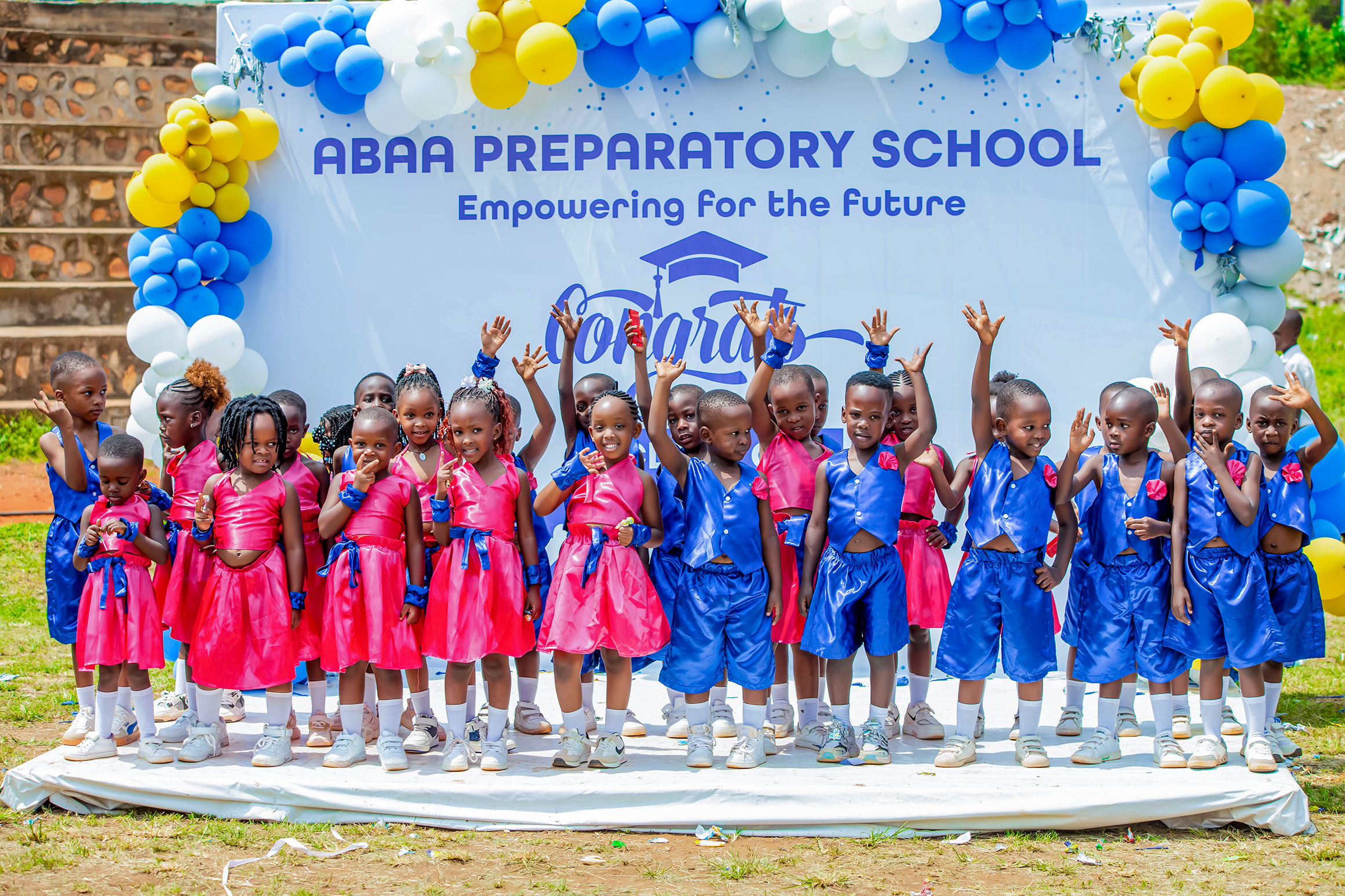 Children singing in school choir