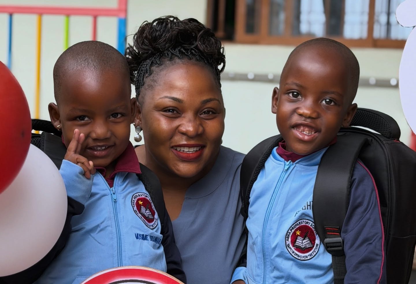 Nursery children in classroom