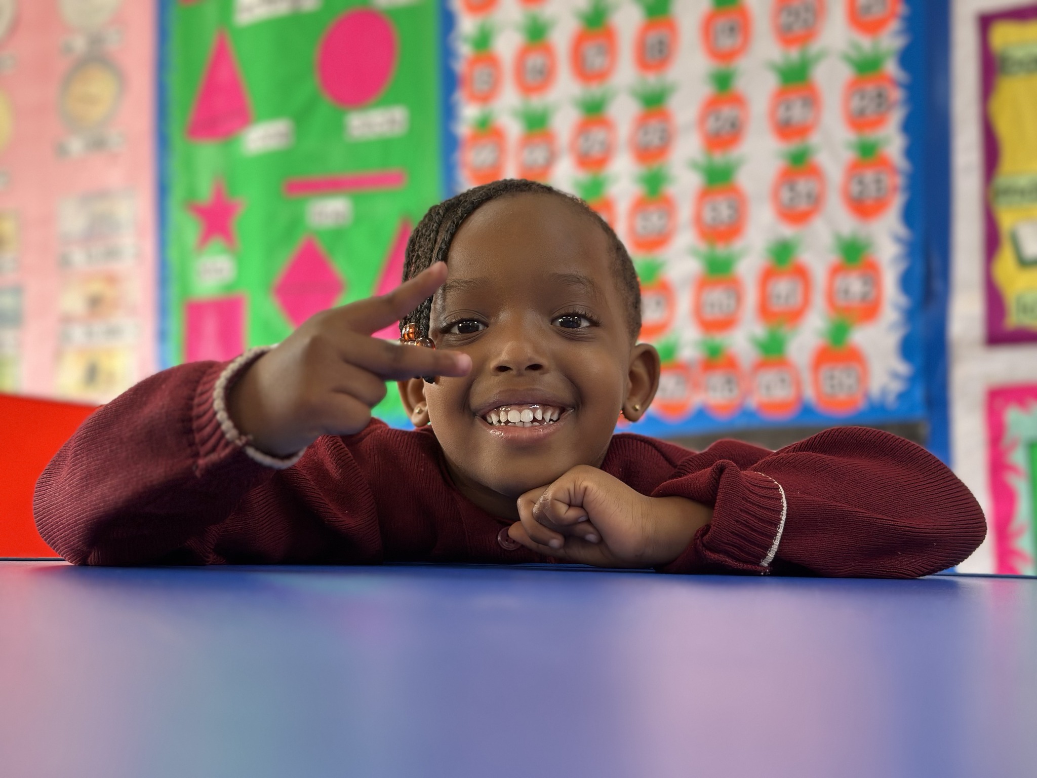 Happy children at ABAA school